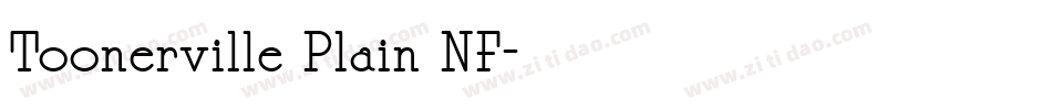 Toonerville Plain NF字体转换